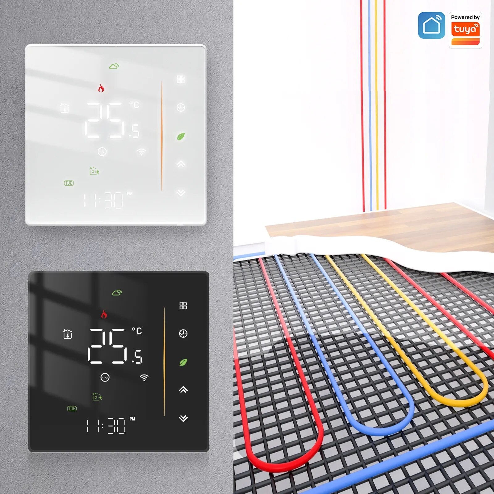 Moes WIFI Smart Heating Controller Touch Panel Thermostat