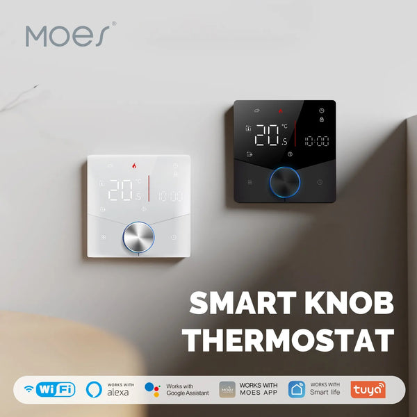 Moes IP20 WIFI Smart Heating Controller Knob Thermostat