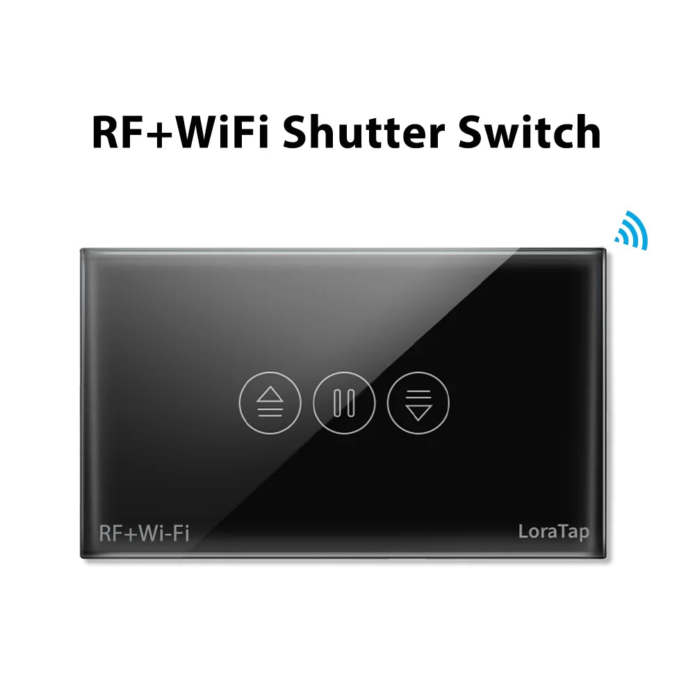 LoraTap 3A 600W Plastic Voice Control WiFi Rolling Curtain Switch