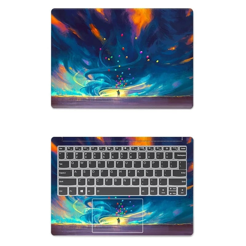 PVC Protective Sky Pattern Laptop Sticker Skin Cover