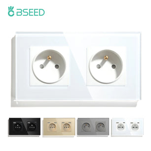 Bseed 16A Glass Panel Wireless WIFI Control Smart Power Socket