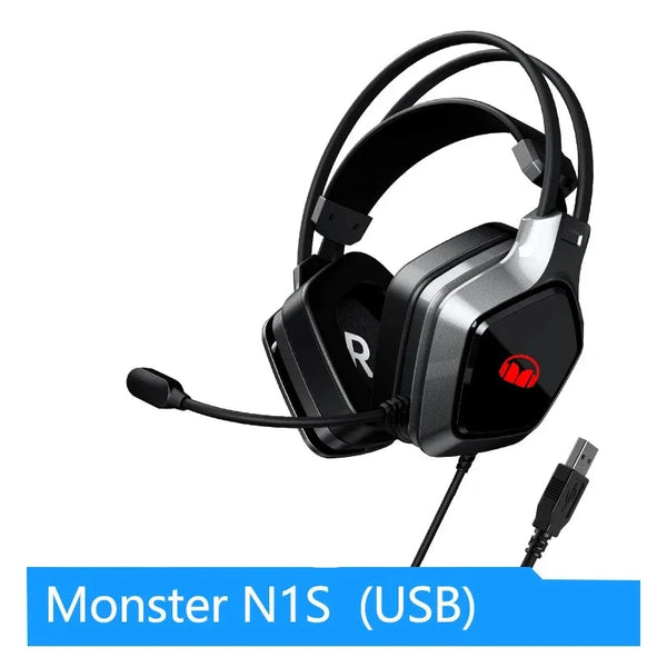 Plastic Wired-Compatible Comfortable Premium Design Gaming Headset