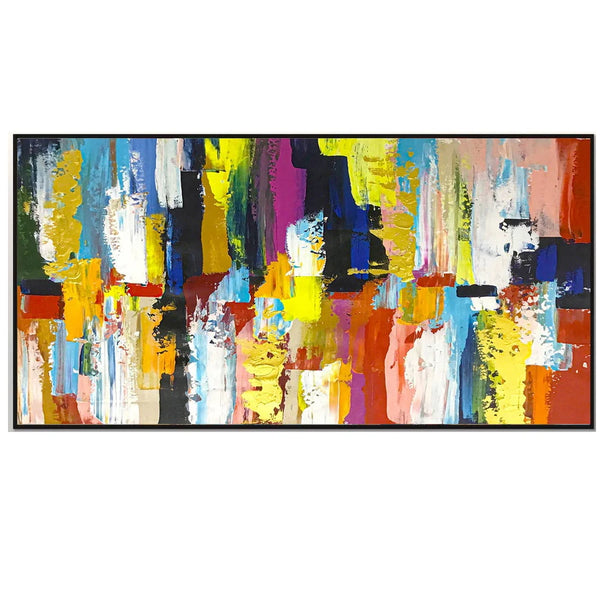 100% Canvas Modern Abstract Handmade Elegant Artwork Oil Painting