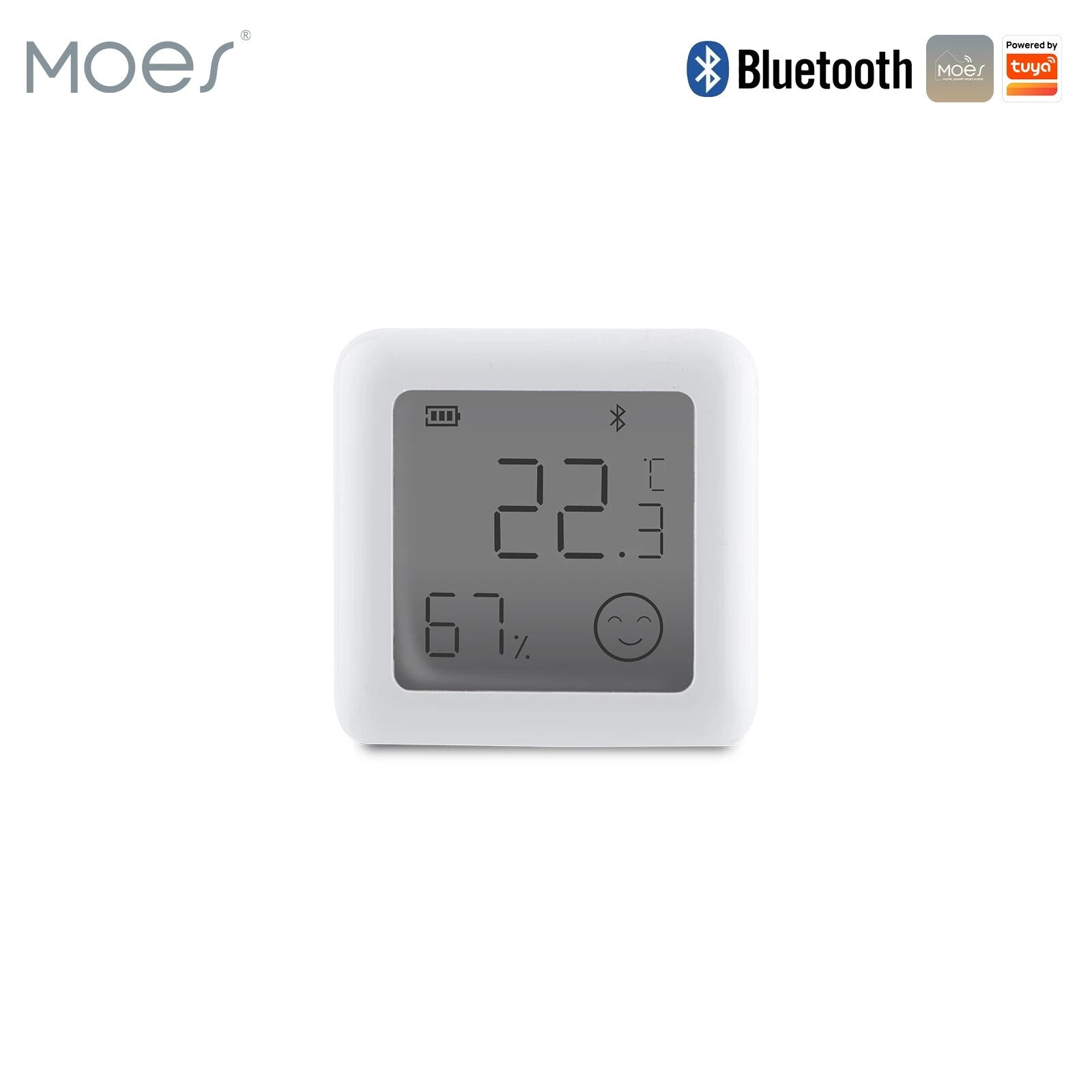 Moes Air Quality Detector Portable Smart Wireless Humidity Sensor