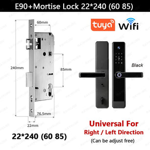 RayKube Aluminium Alloy Fingerprint Digital Smart Door Lock