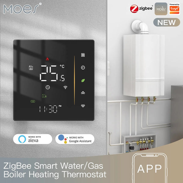 Moes WIFI Smart Heating Controller Touch Panel Thermostat