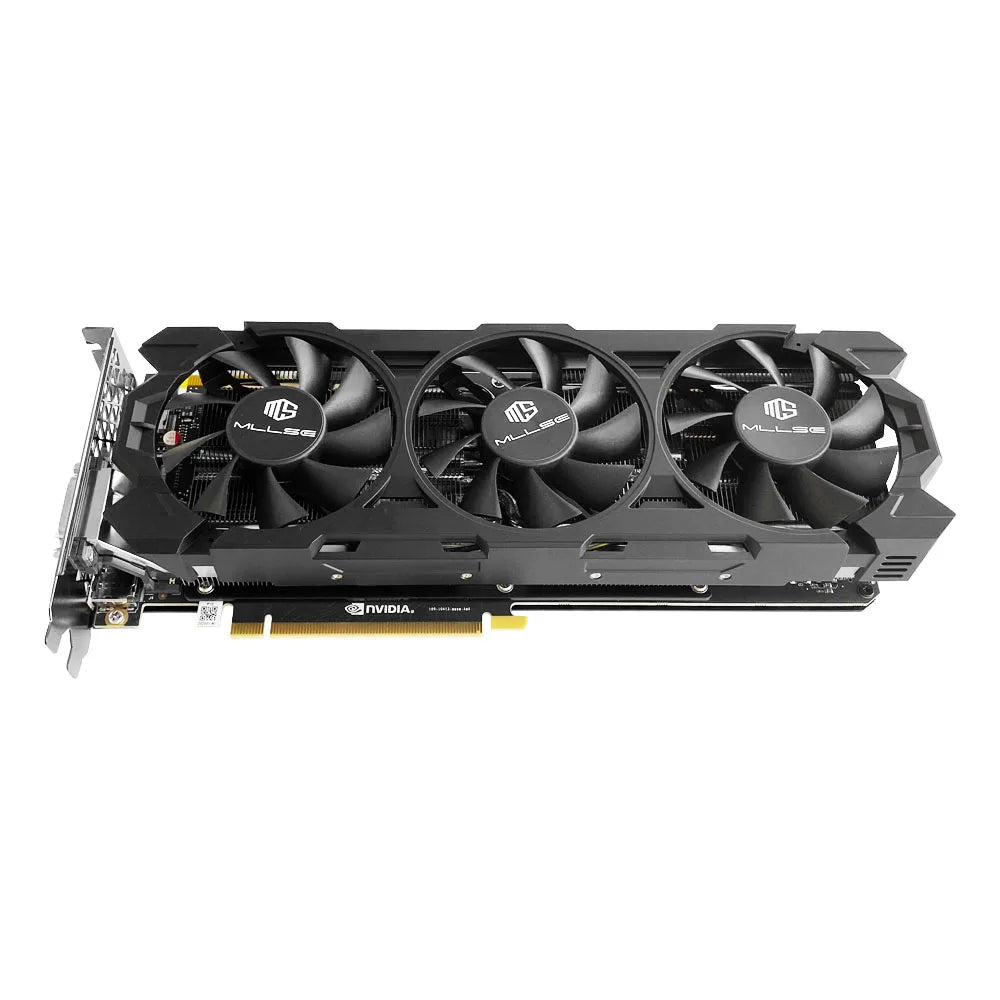 8GB GTX1080 Series GDDR5X Triplet Fans Graphics Card For PC