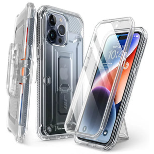 Polycarbonate Full-Body Rugged Bumper Case For iPhone 15 Pro