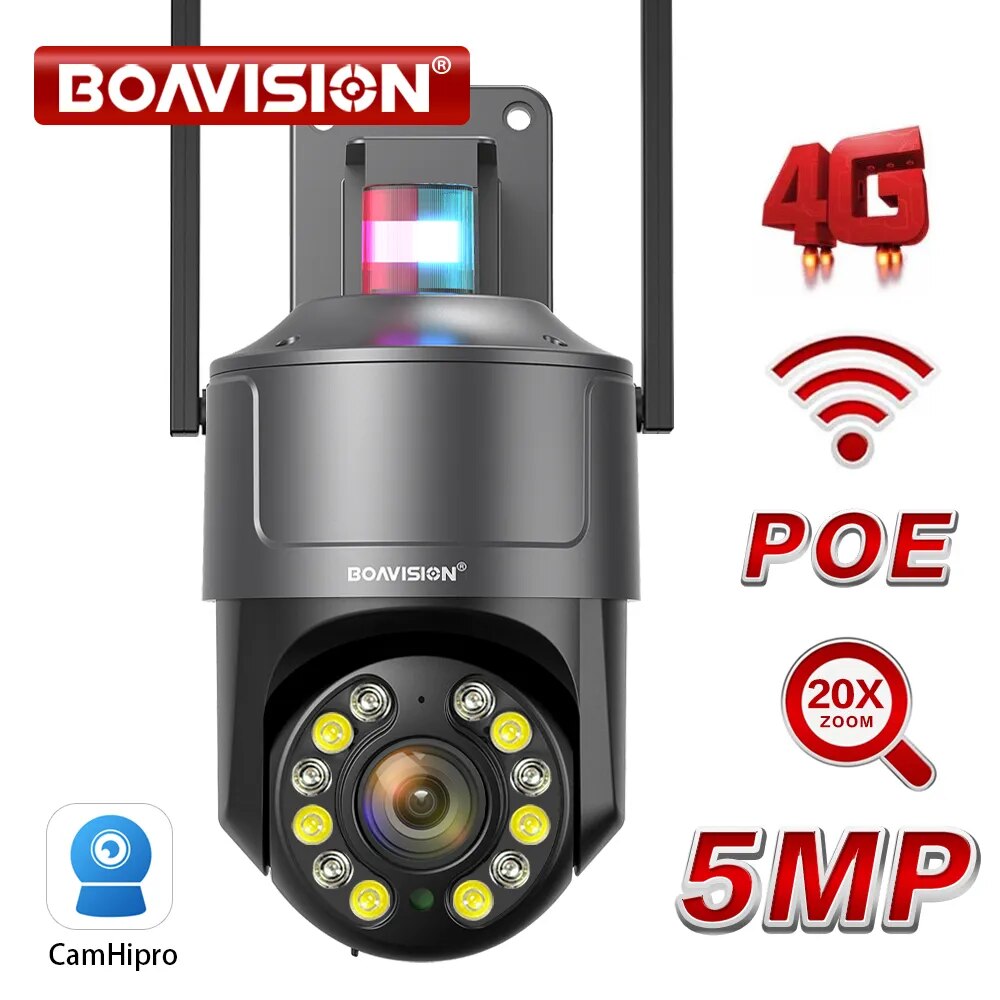 Boavision 5MP Night Vision Waterproof High Speed Dome Camera