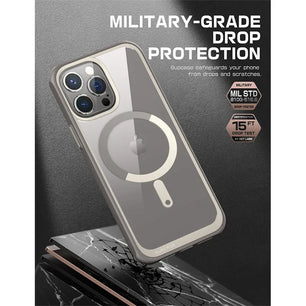 Polycarbonate Full-Body Rugged Bumper Case For iPhone 15 Pro