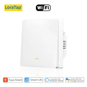 LoraTap 20A Plastic Panel Voice Control Water Heater Wall Switch