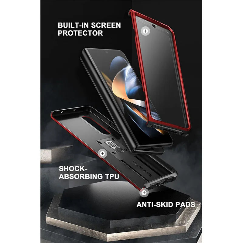 Polycarbonate Full-Body Rugged Case For Samsung Galaxy Z Fold 4