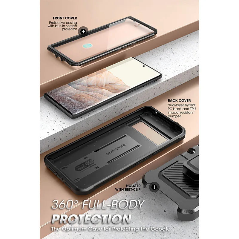 Polycarbonate Full-Body Dual Layer Case For Google Pixel 7 Pro