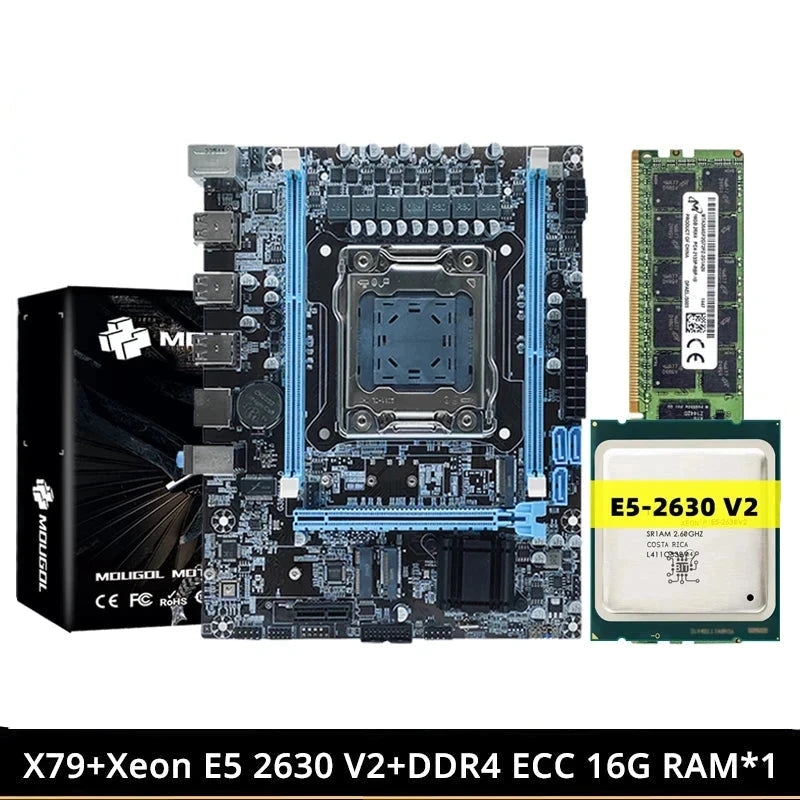 X79 LGA 2011-3 Intel Xeon E5 2630 V2 Desktop Motherboard Set