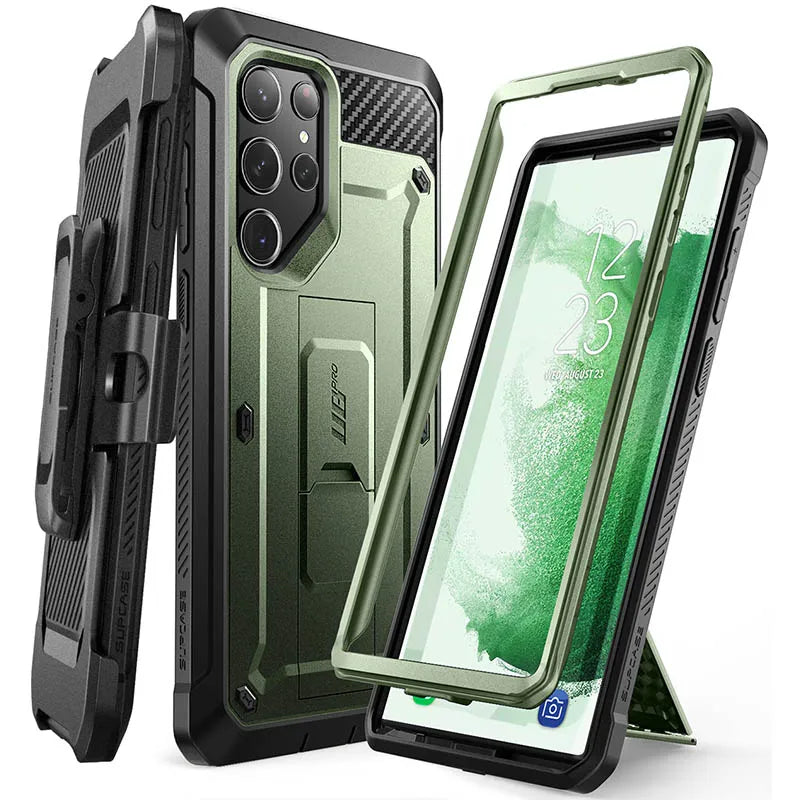 Polycarbonate Full-Body Rugged Case For Samsung Galaxy S23 Ultra