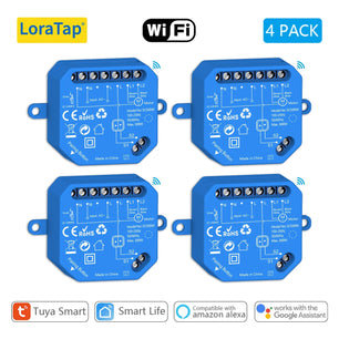 LoraTap 240V Plastic Automatic WIFI Roller Shutter Curtain Module