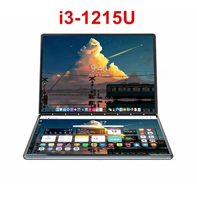 Topton 16GB DDR4 512GB SSD 10.95inch Touch Screen Dual Screen Laptop