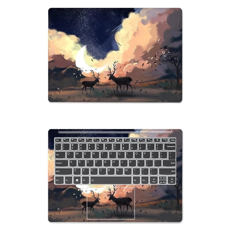 PVC Protective Sky Pattern Laptop Sticker Skin Cover