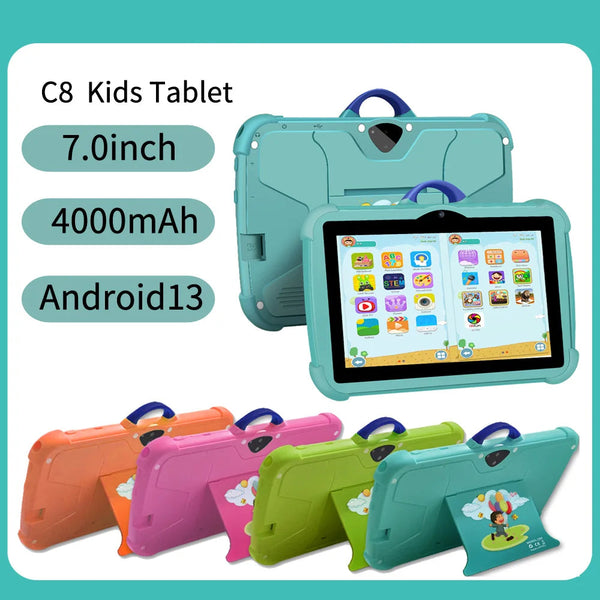 4000mAh Type-C USB 4GB RAM 64GB ROM 7 Inches Android Touch Tablet