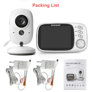 Boavision 2.4G Wireless Night Vision Baby Monitor Security Camera