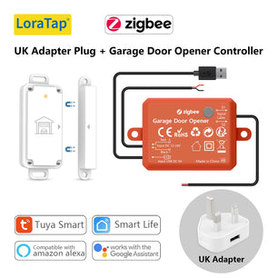 LoraTap Plastic 1A Wireless Remote Control Sensor Opener Switch