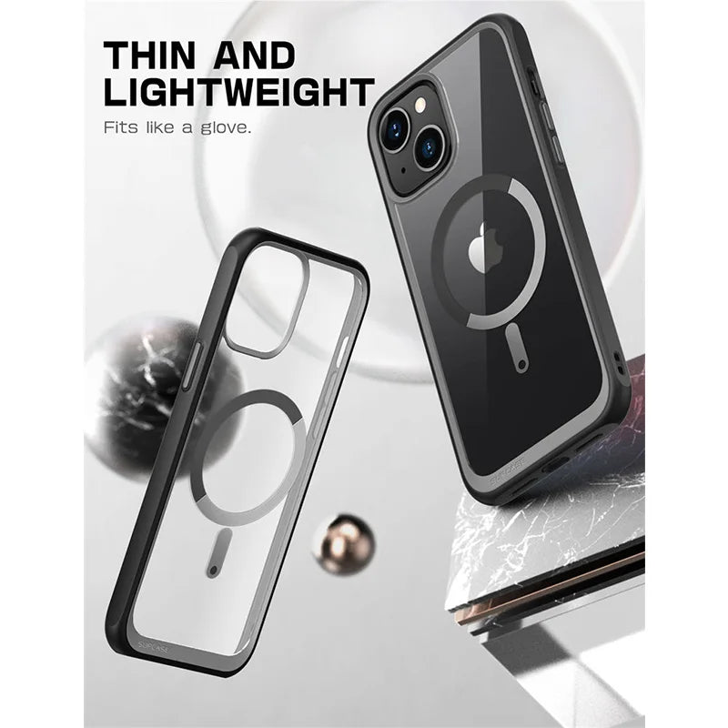 Polycarbonate Full-Body Rugged Bumper Case For iPhone 14 Plus