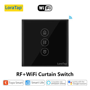 LoraTap 240V 600W Plastic WiFi Rolling Blinds Curtain Switch