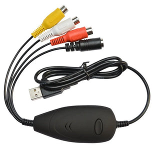 USB 2.0 VHS Audio Video Capture Card Recorder For Window 10