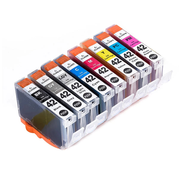 CLI-42 Ink Cartridge With Chip For Canon PIXMA PRO-100S Printer