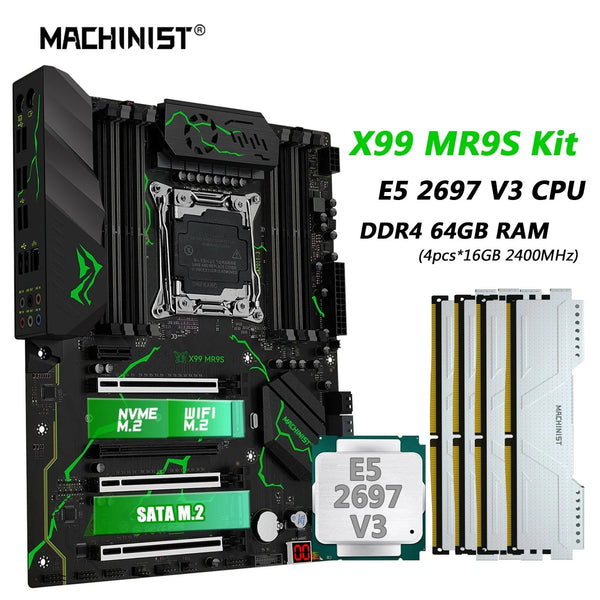 Machinist LGA 2011-3 Intel Xeon E5 2697 V3 Desktop Motherboard Set