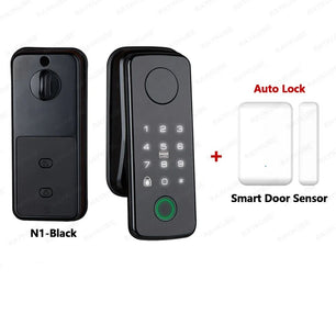 RayKube Aluminium Alloy Fingerprint Digital Smart Door Lock