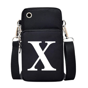 100% Canvas Waterproof Zipper Closure Crossbody Bag For Mobile