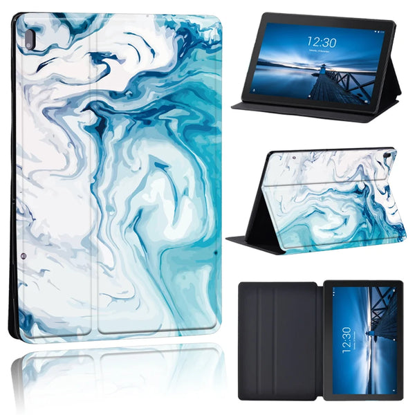 Leather Shockproof Abstract Tablet Cover Compatible For Lenovo