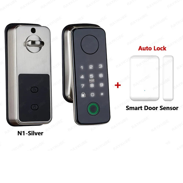 RayKube Aluminium Alloy Fingerprint Digital Smart Door Lock