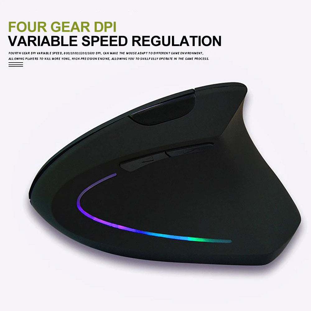 1600DPI 2.4G Wireless Gamer Mouse With 6 Buttons and 1 Roller