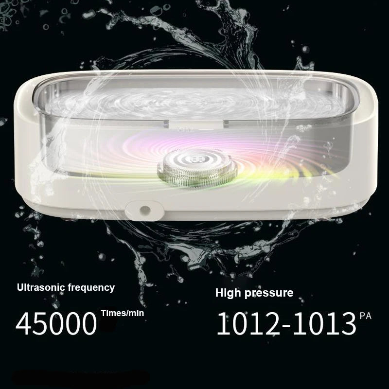 12V 300ML Plastic Ultrasonic Portable Jewelry Glasses Cleaner