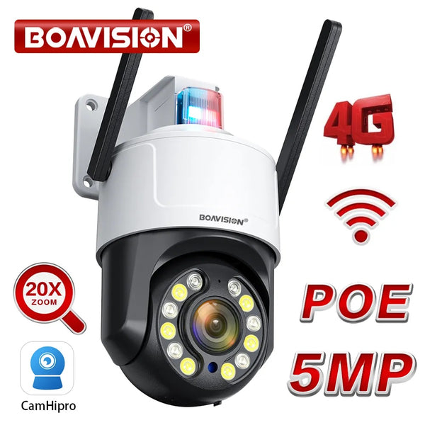 Boavision 5MP Night Vision Waterproof High Speed Dome Camera