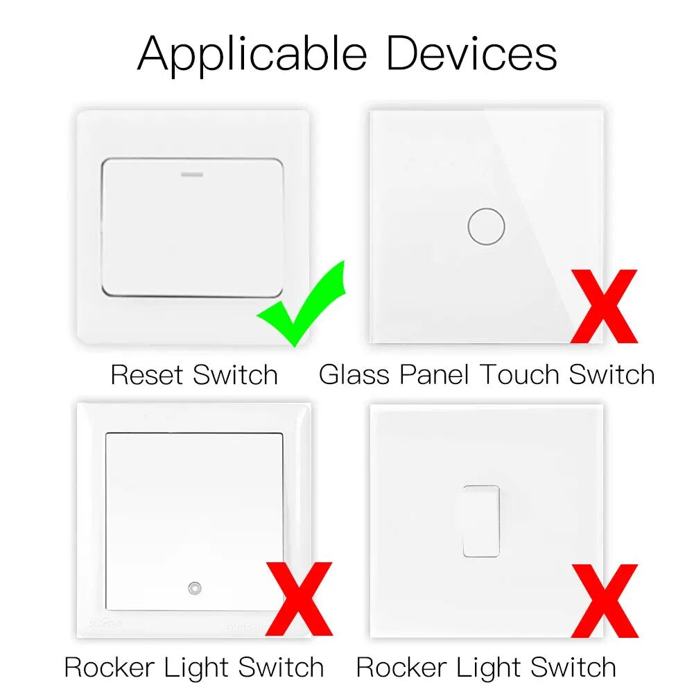 Moes 150W Plastic Automatic WIFI Smart Dimmer Switch Modules