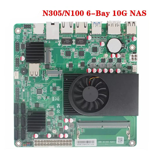 Topton N305 N100 10G NAS SATA 3.0 AMD DDR5 Desktop Motherboard