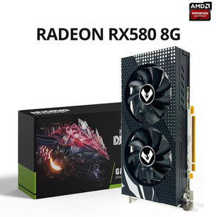 8GB Radeon RX580 Series GDDR5 Dual Fans Graphics Card For PC