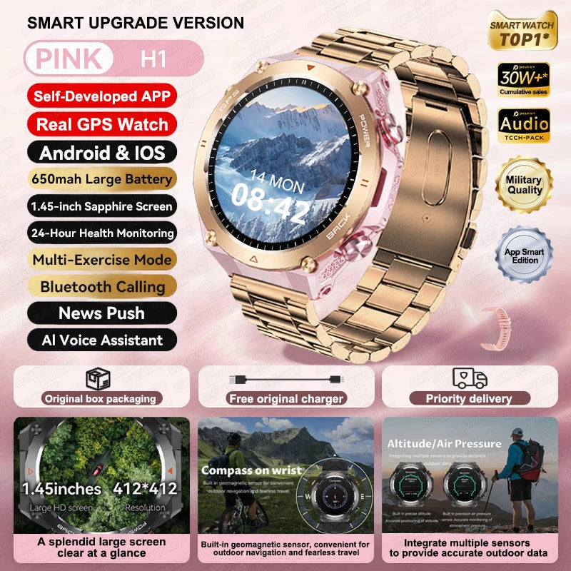 Silica Gel Sports Fitness Tracker Bluetooth Waterproof Smart Watch