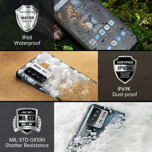 Rubber Rugged 8500mAh 12GB RAM 256GB 6.78 Inches FHD Smart Phone