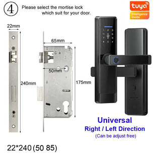 RayKube Aluminium Alloy Fingerprint Digital Smart Door Lock