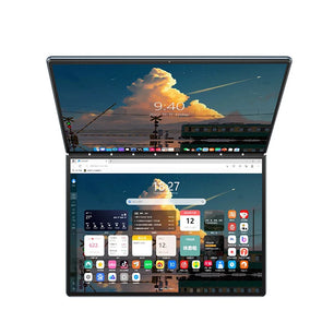 Topton 12th Gen 13.5Inch 16GB DDR5 Windows 11 Dual Screen Laptop