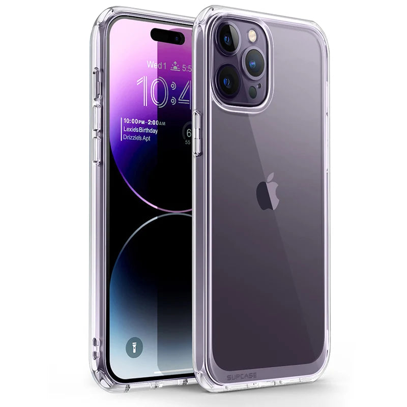 Polycarbonate Full-Body Rugged Bumper Case For iPhone 14 Pro