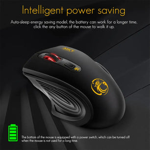 1600DPI Wireless Bluetooth Gamer Mouse With 4 Buttons and 1 Roller