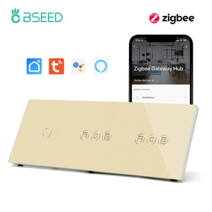 Bseed Alloy Multi Gang Roller Shutter APP Control Wifi Switch