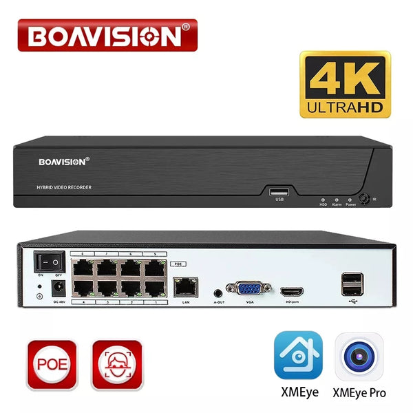 Boavision Plastic Panel Digital Ultra HD Video Recorder DVR