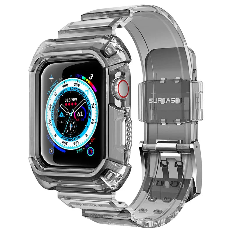 Polycarbonate Full-Body Protective Bumper Case For Apple Watch