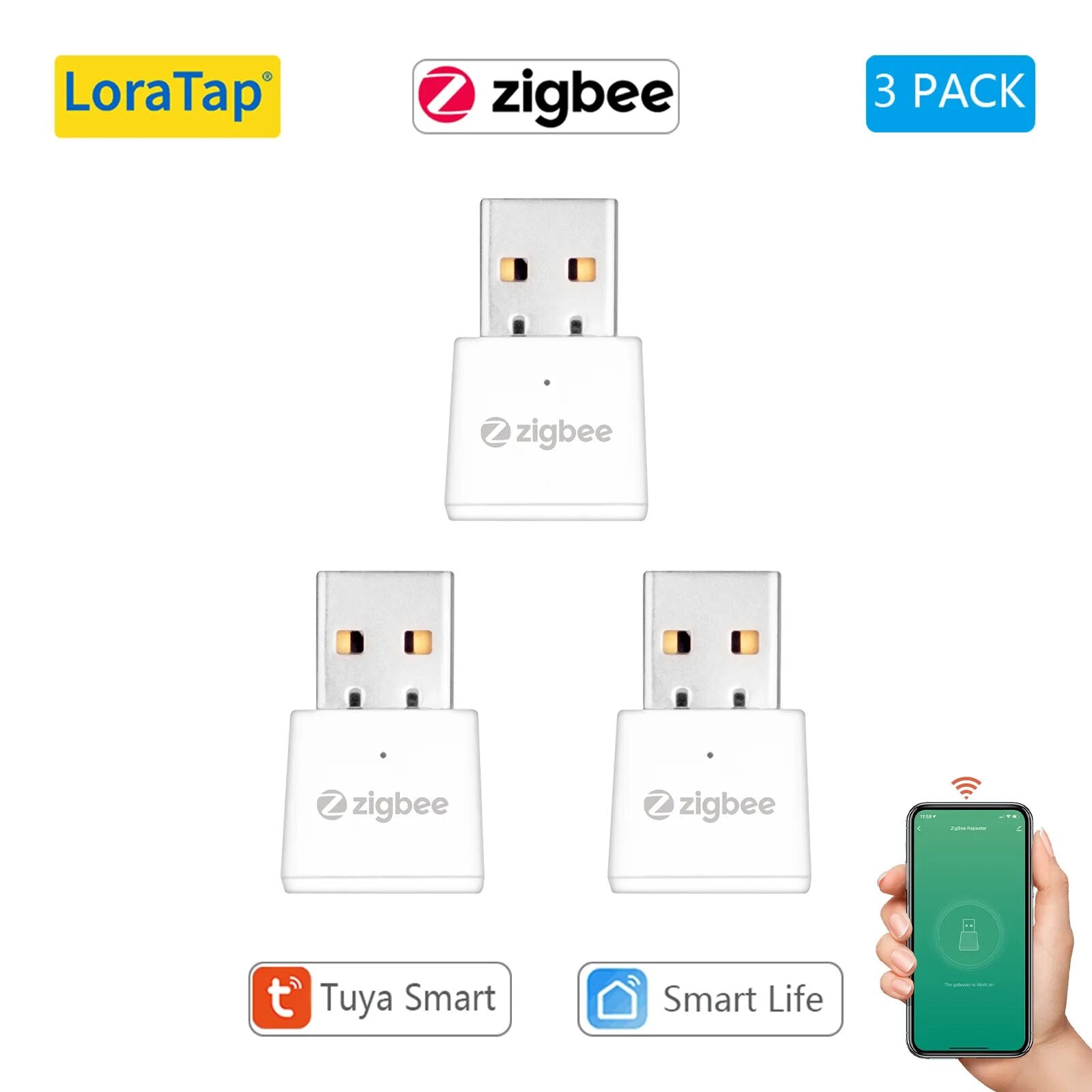 LoraTap 1A Plastic Automation Signal Repeater Portable USB Extender